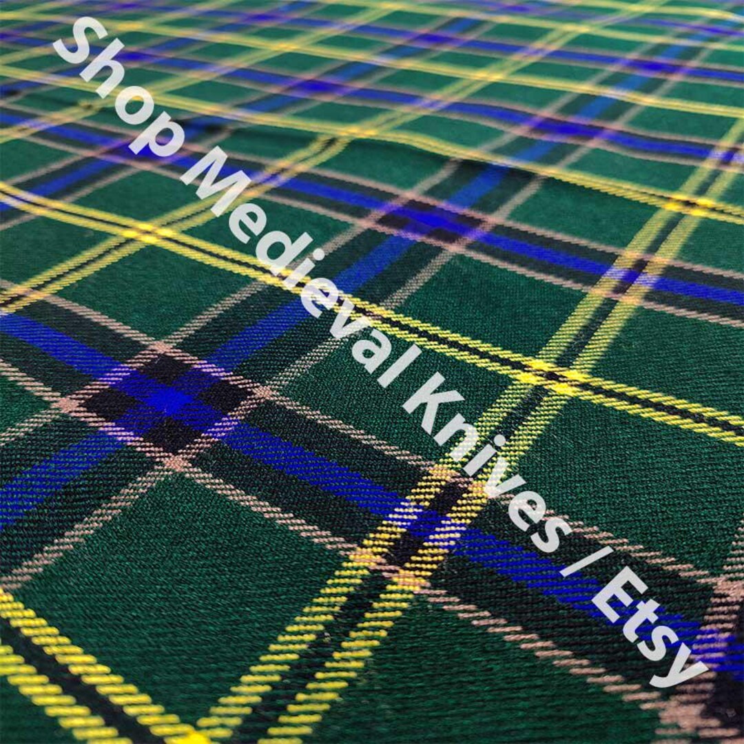 US Army Tartan Fabric - 54 Inches Width - 16 Oz Acrylic Scottish Tartan ...