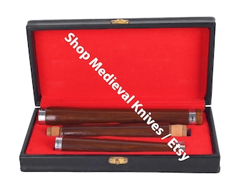 Flauta irlandesa marrón en Re (3 piezas), juego de flautas de palisandro, tamaño 23,5, flauta folclórica celta tradicional, instrumento musical de regalo hecho a mano.