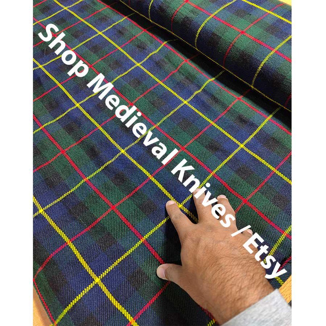Macleod of Harris Tartan Fabric - 54 Inches Width - 16 Oz Acrylic ...