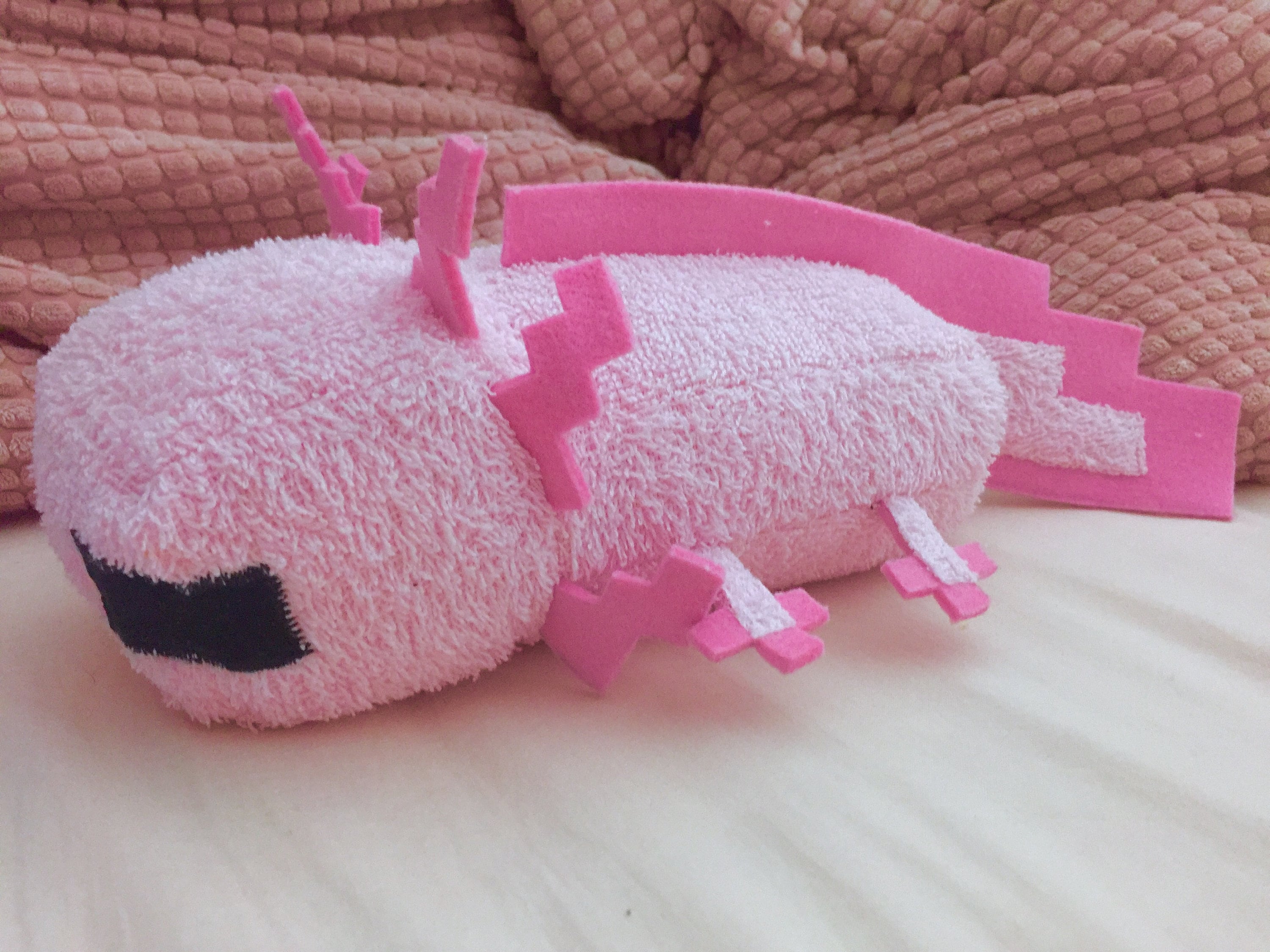 Minecraft Axolotl Plushy Etsy