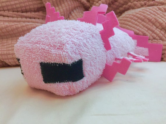 Minecraft Axolotl Plushy Etsy Minecraft Axolotl Plushy Etsy