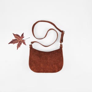 Wildleder Sling, Slouchy, Halbmond Tasche, Hobo Crossbody