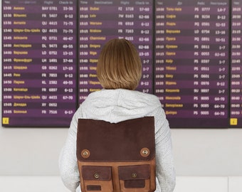 Leder Wandelbare Tasche Rucksack, Laptop Crossbody Messenger, Top Griff Satchel