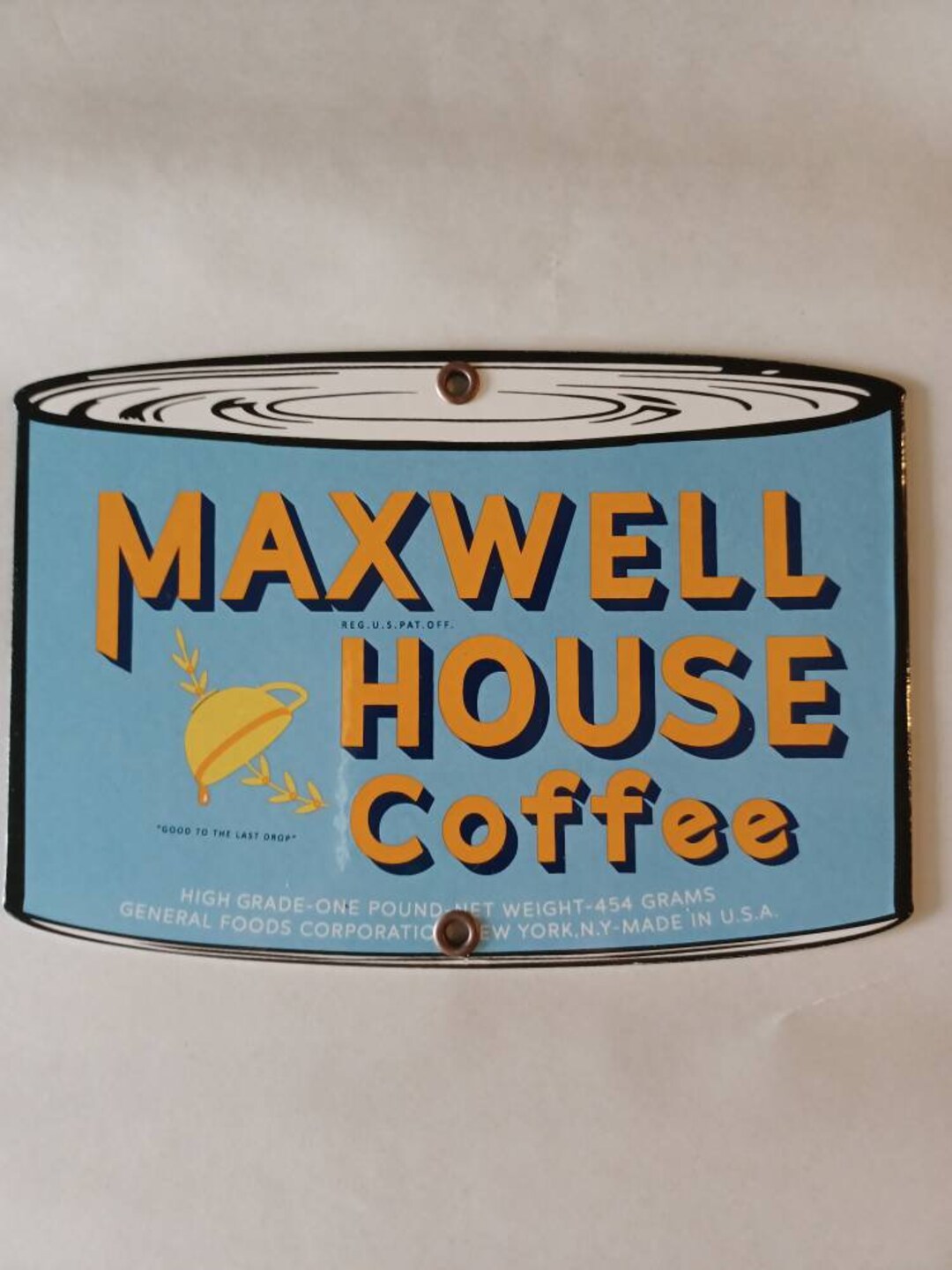 maxwell house coffee sign
