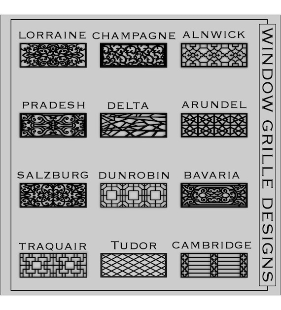 Decorative cheap window inserts