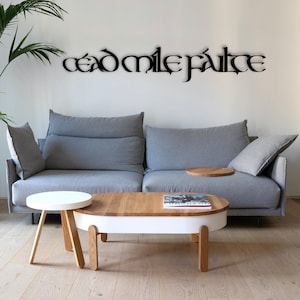 Cead Mile Failte Wood Sign/ A Hundred Thousand Welcomes/ Irish Decor/ Celtic Welcome Sign