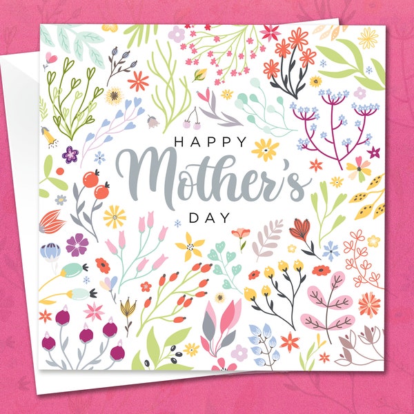 Mothers Day Card Etsy UK