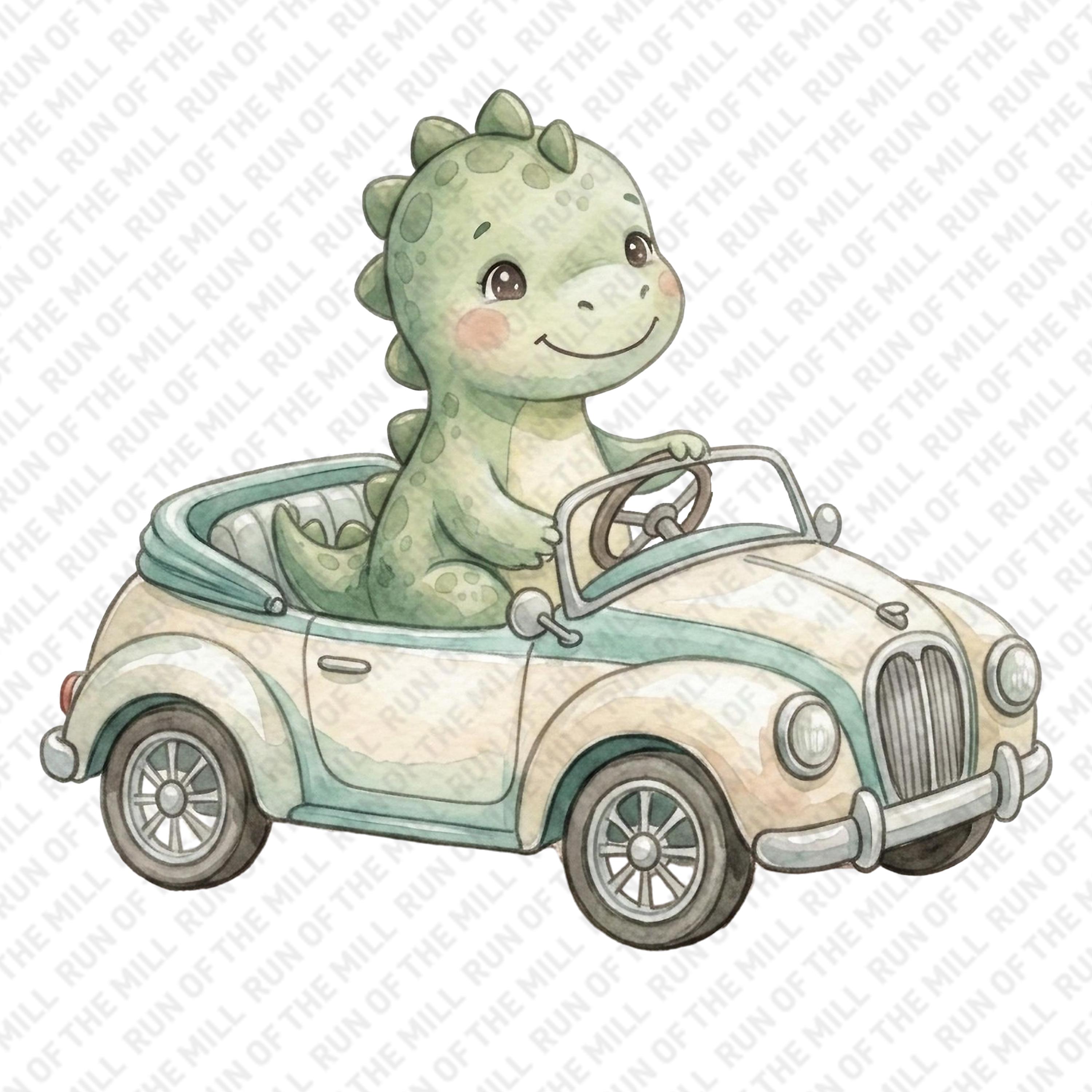 Cute Dinosaur Clipart Set – Nursery Dinosaur 30 X PNG Bundle, Baby Dino ...