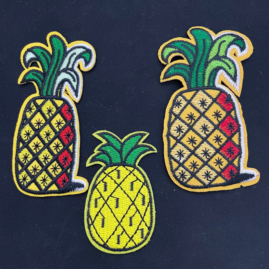 Promotion Iron on Pineapple Patch Embroidered PATCH Embroidery Cute
