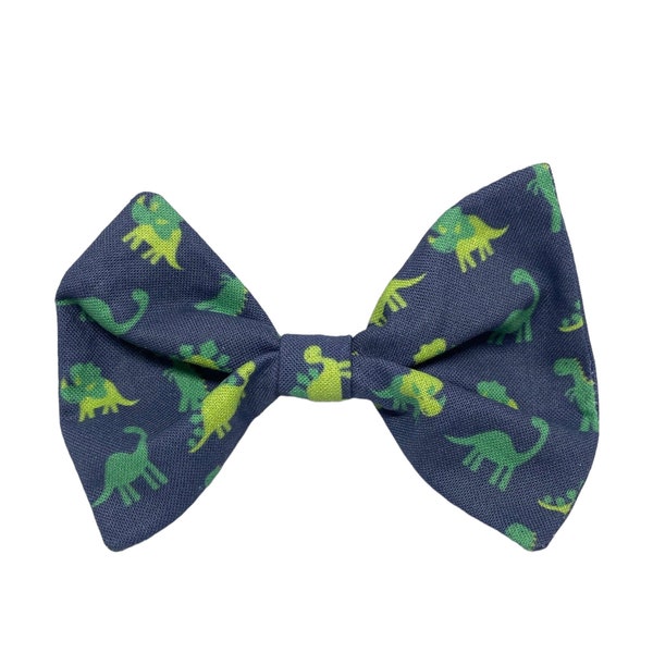 Dinosaur Dog Bow Tie, Dog Bow Tie, Bow Tie, Dog Accessories, Green Dog Bow, Puppy Gift, Blue Bow Tie, Boy Dog Bow Tie, Pet Bow Tie