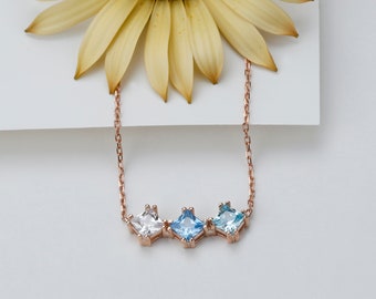Handmade Birthstone Necklace - Sterling Silver Jewelry Women - September Birthstone Pendant- 35st Birthday Gift for Her