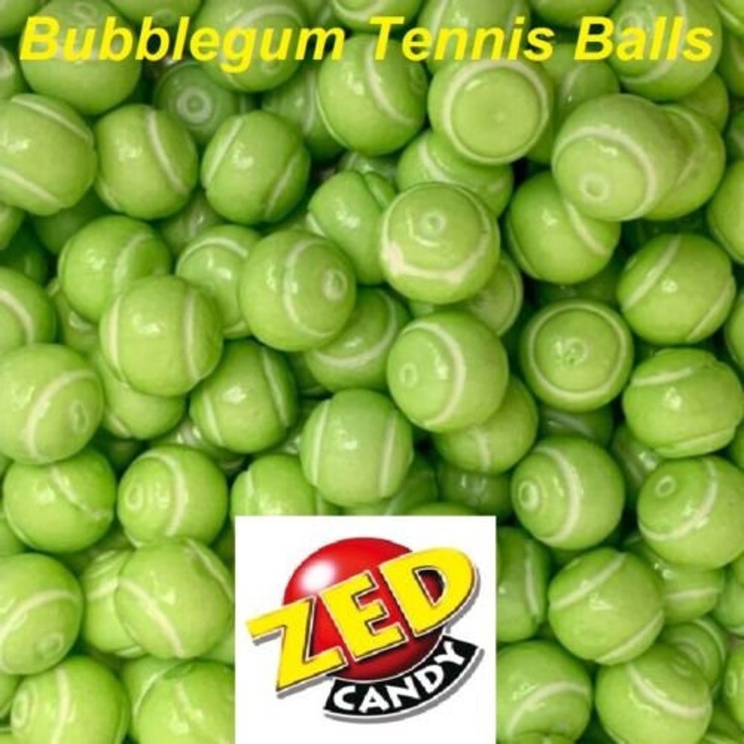 Tennis Ball Bubble Gum Chewing Bubblegum Gumball Novelty Etsy UK
