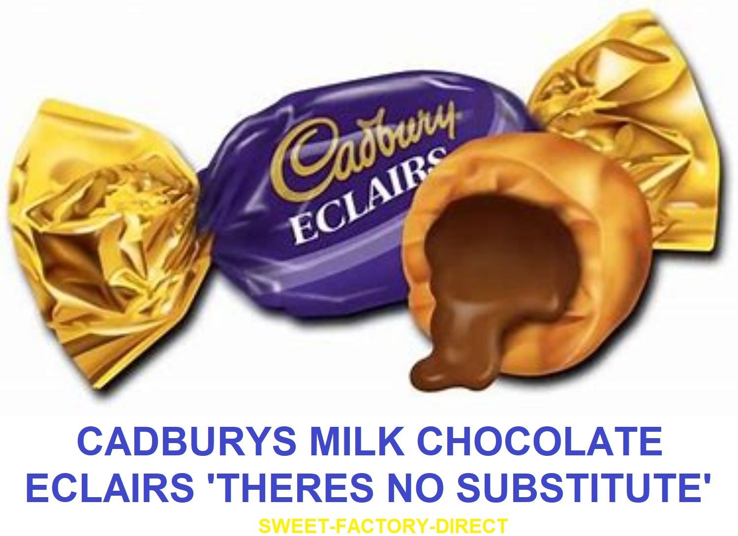 Cadbury Chocolate Eclairs Dairy Toffee Retro Candy Sweets Etsy