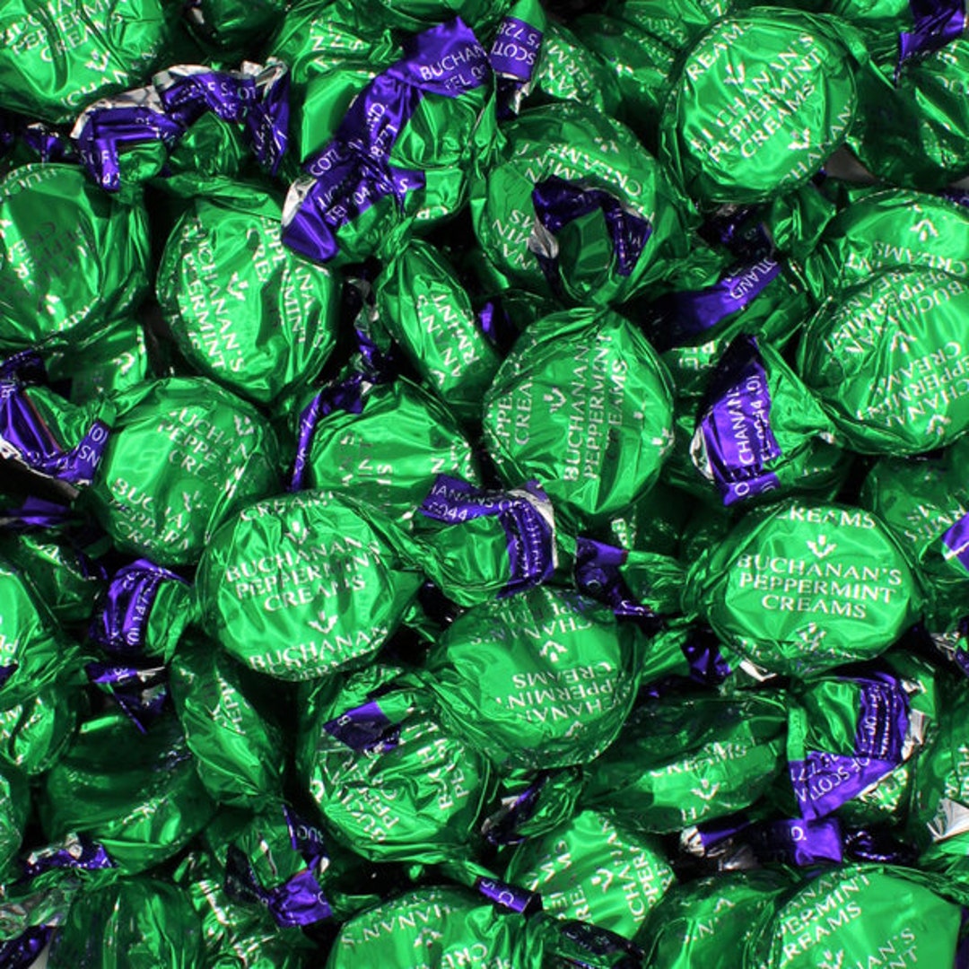 Buchanan's Chocolate Peppermint Creams Traditional Handmade Retro Mint