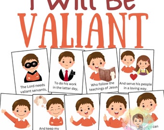 Flipchart for I Will Be Valiant