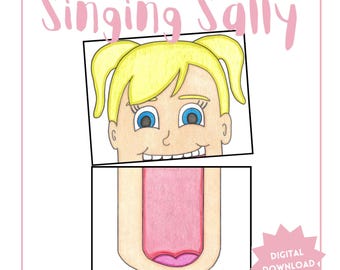 Easy Primary Singing Time Prop Singing Time Idea Printable Primary Game Sing Loud or Soft Singing Time Aid Teaching Primary