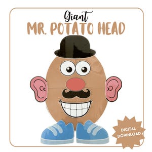 Actividad primaria SUD sobre la hora de cantar Idea fácil de la hora de cantar Imprimible de Mr Potato Head Hora de cantar Ayudas visuales divertidas DESCARGA DIGITAL