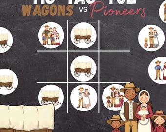 Pioneer Day LDS Primary Singing Time Activity | EASY Printable Game for July 24th | Pioneer-Themed Singing Time for Kids | LDS Primary Game