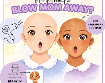 Mother’s Day Singing Time Game – Blow Mom Away Activity – Primary Music Leader Printable – LDS Singing Time Idea – Kids Singing Prop