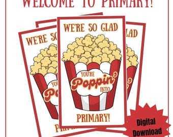 Välkommen till Primärvård | LDS Primärvårds popcornetikett för ENKEL sista minuten-välkomstidé | Nyårsaktivitet | "POPPIN" in i Primärvård!