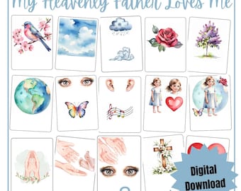 Flipchart for My Heavenly Father Loves Me Primary Song Visuals My Heavenly Father Loves Me 3 Verses Printable Song Pictures Primary Visuals