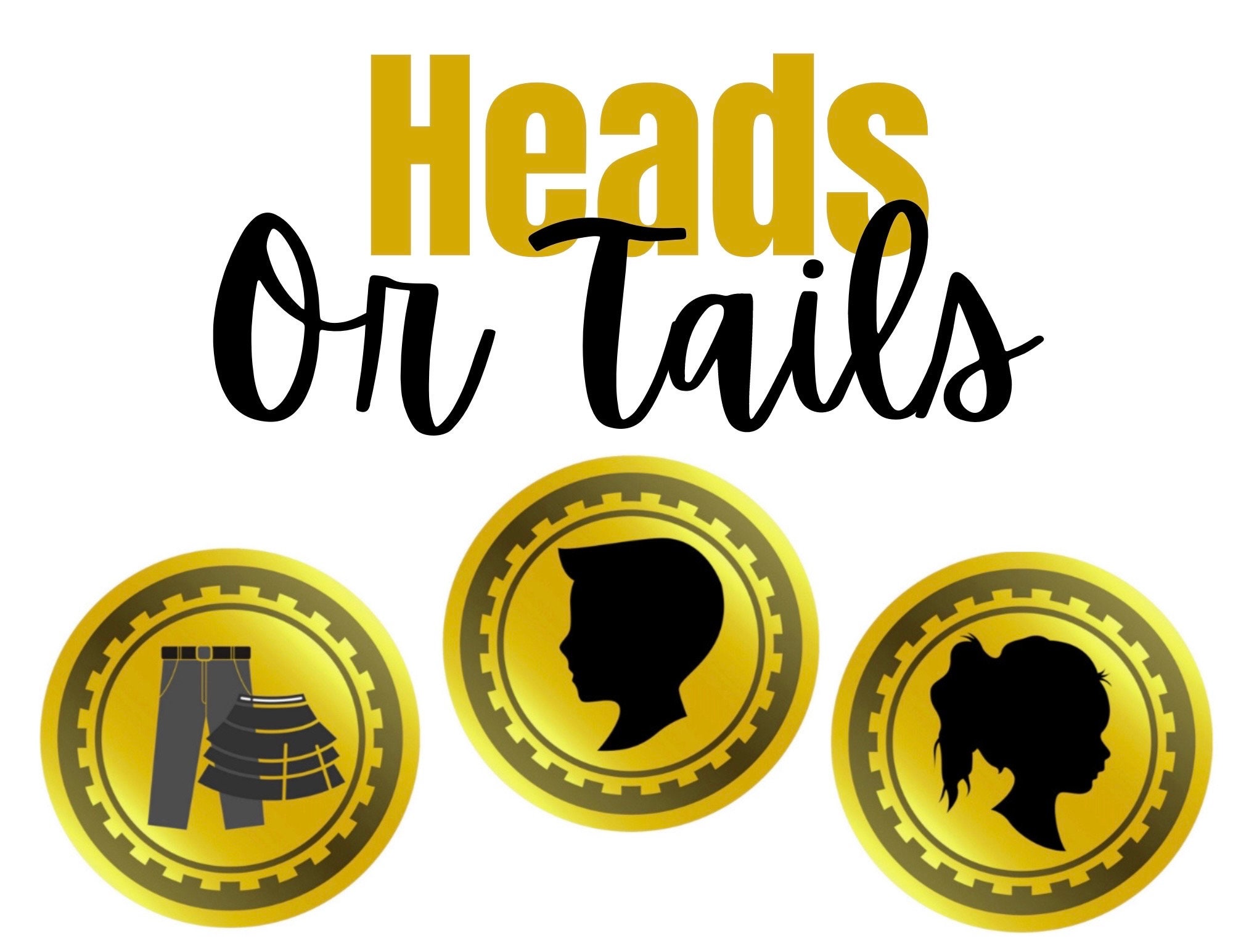 EASY Singing Time Game for LDS Primary | Heads or Tails Activity for ...