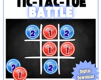 Tic-Tac-Toe BATTLE | 4th of July Red White & Blue | An EASY Primary Singing Time Activity | Repetition Activity for lds Primary Music