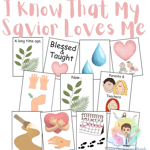 I Know That My Savior Loves Me-FlipChart