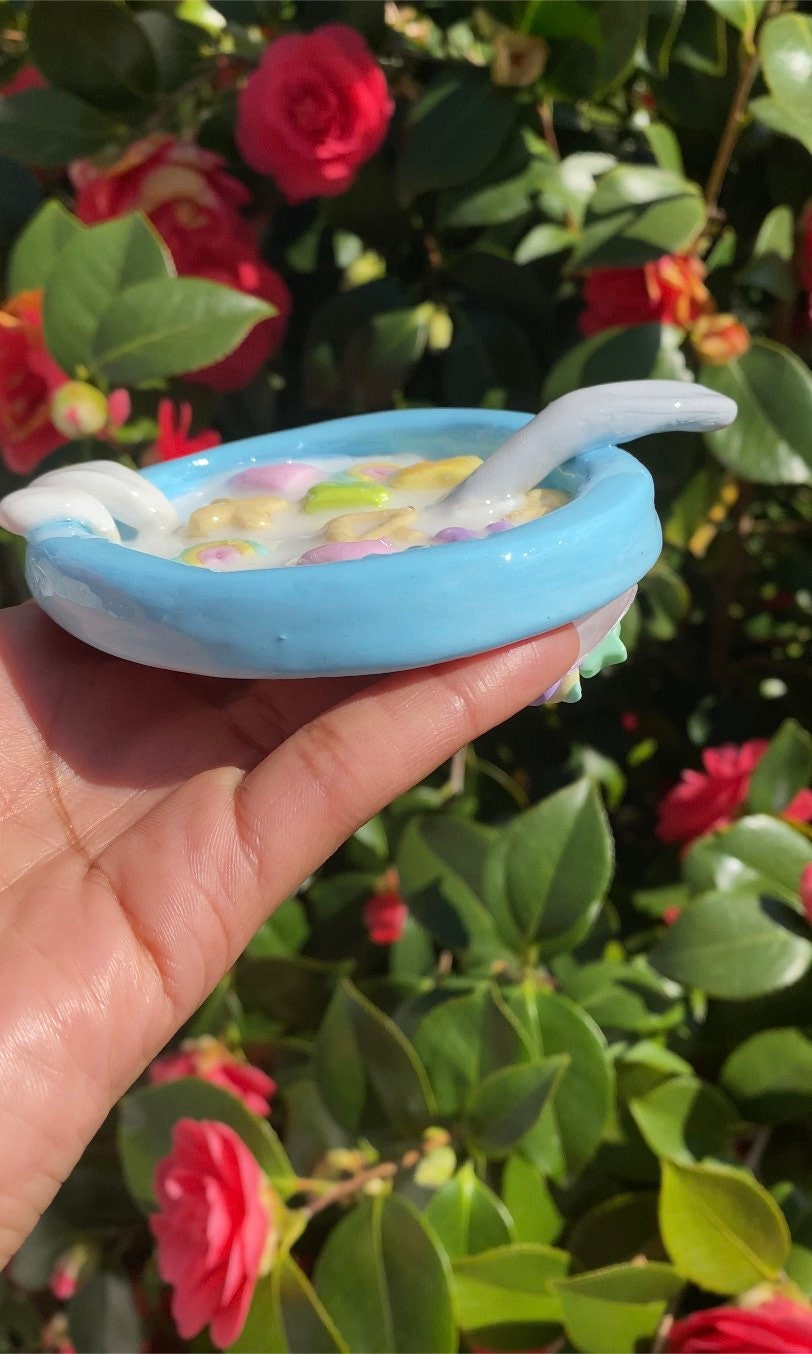 Made To Order Lucky Charms Cereal Bowl Jewellery Trinket Dish Etsy