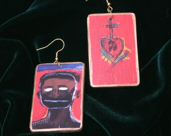 basquiat earrings