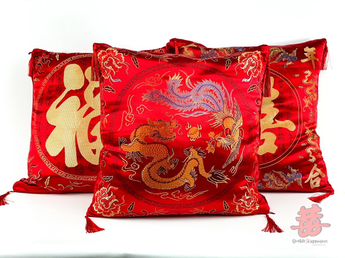 Traditional Chinese Wedding Pillows for Morning Tea Ceremony Etsy