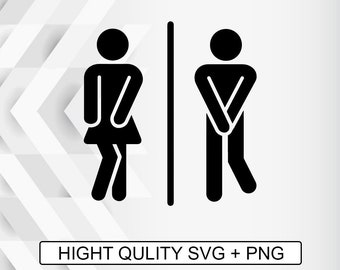 Download Restroom Sign Svg Etsy