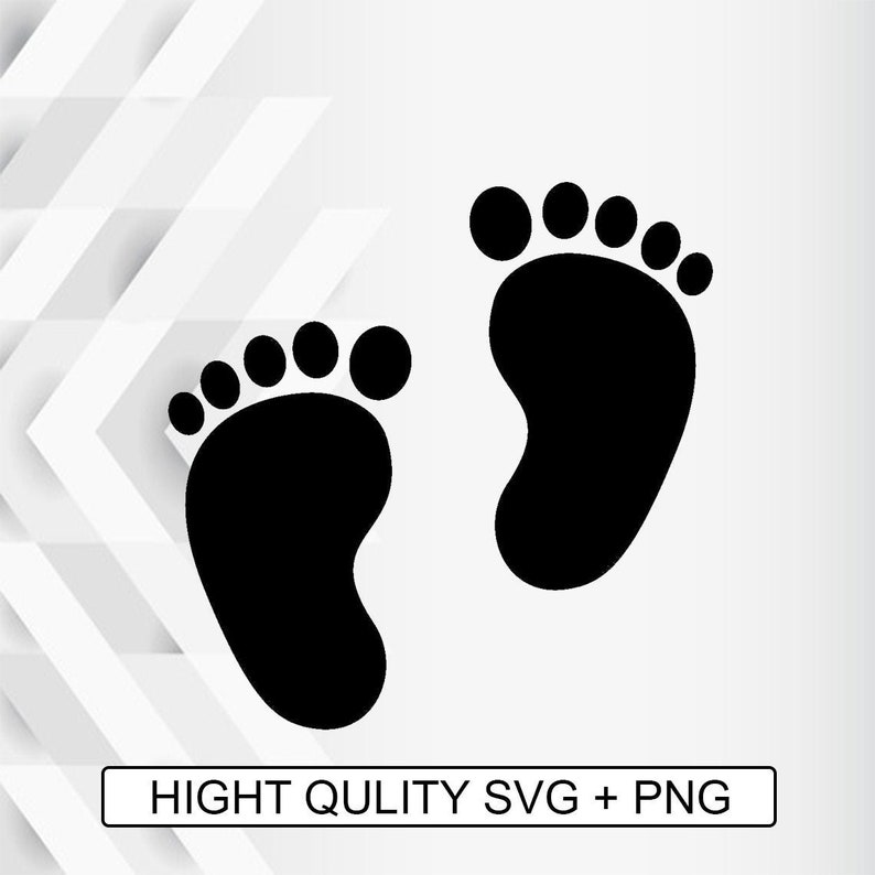 Download Baby Feet SVG PNG Foot Cute SVG Digital Download Cricut Cut | Etsy