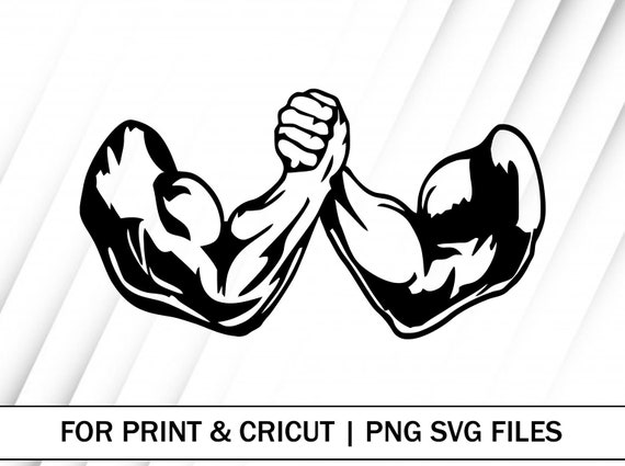 Arm Wrestling SVG and PNG Files Clipart Arm Wrestling Print | Etsy