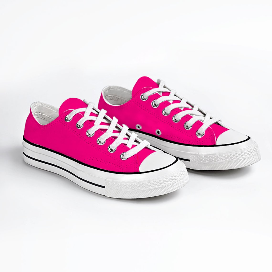 hot pink converse youth
