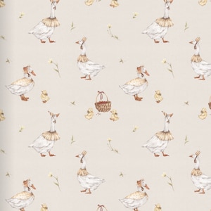 Geese | In The Meadow Collection | Gift Wrapping Paper | Vintage Watercolor | For Christmas, Birthday, Paper Creations, DIY Decorations