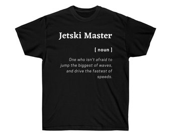 Jet Ski Liebhaber T-Shirt Geschenk für Jetski Wellenläufer See Schwimmen Booten Angeln Liebhaber