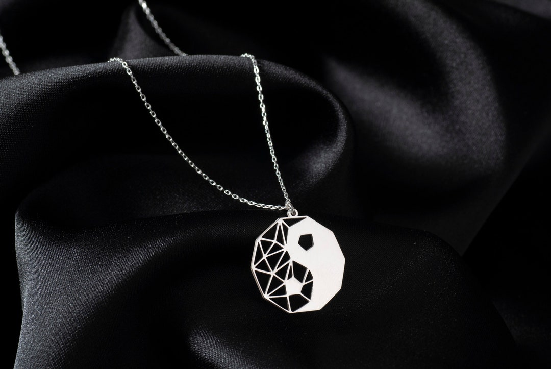 Argent 925K Collier symbole Yin Yang Collier Yin Yang - Etsy France