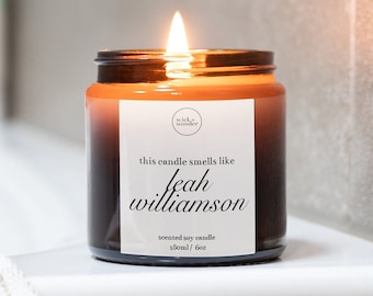 This Smells Like Leah Williamson Candle, Gift For England Lionesses Fan, Gift For Leah Williamson Fan, Arsenal Women Gift