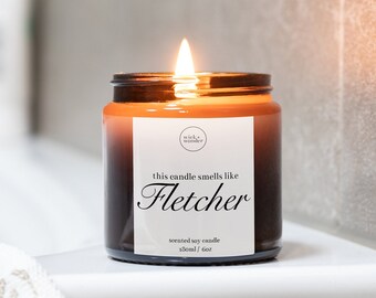 Smells Like Fletcher Candle, Gift For Fletcher Fan, Fletcher Merch, Gift For Music Lover
