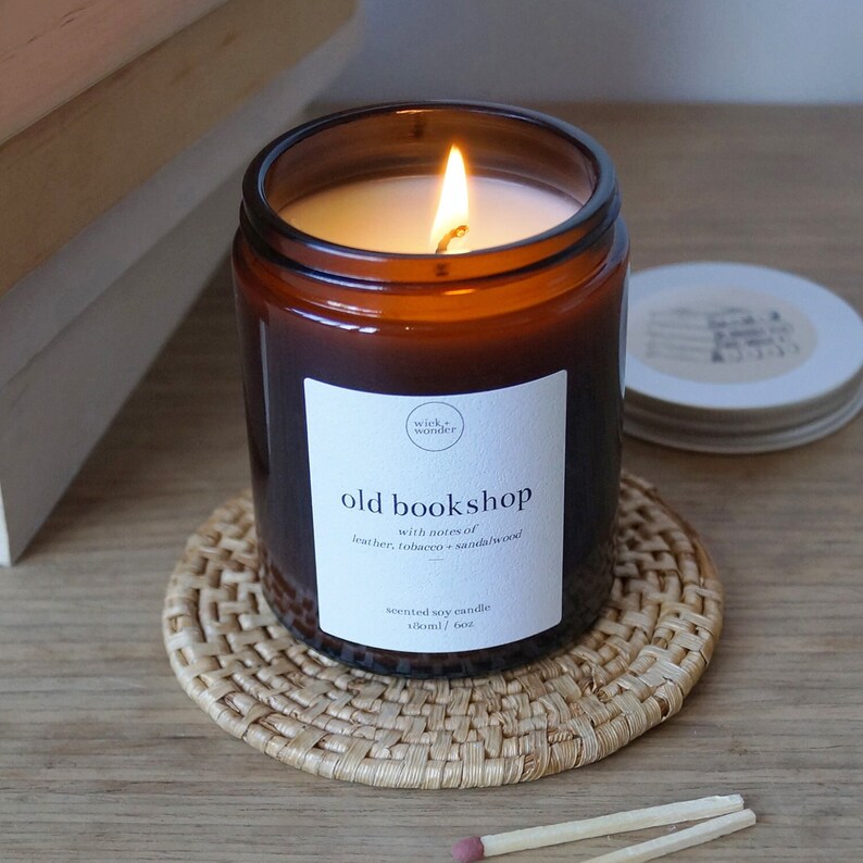 Bookish Candles, Bookish Wax Melts, Old Candle, Soy Wax