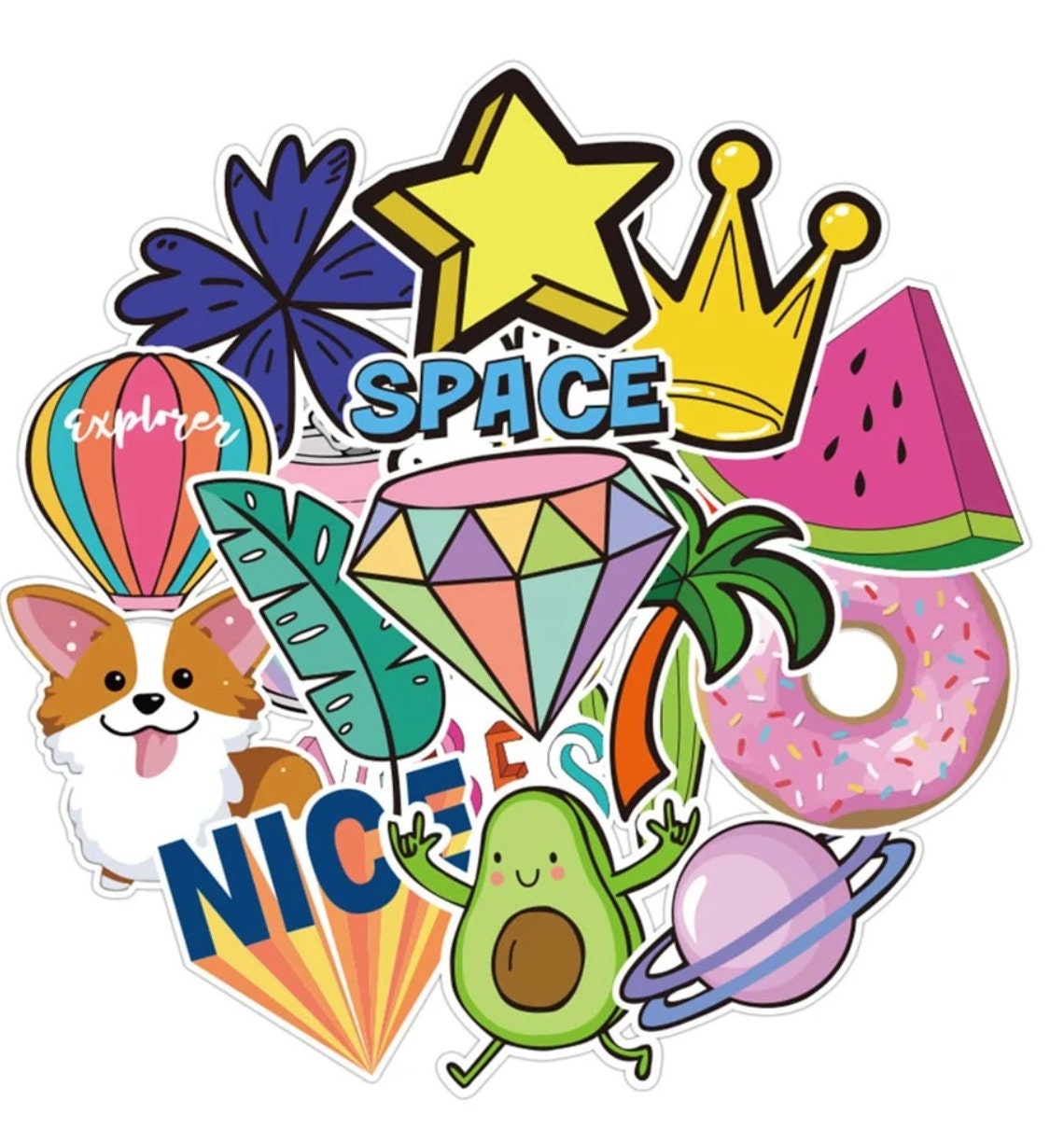 30 Pack Large VSCO Stickers VSCO Girl VSCO Sticker Pack Etsy