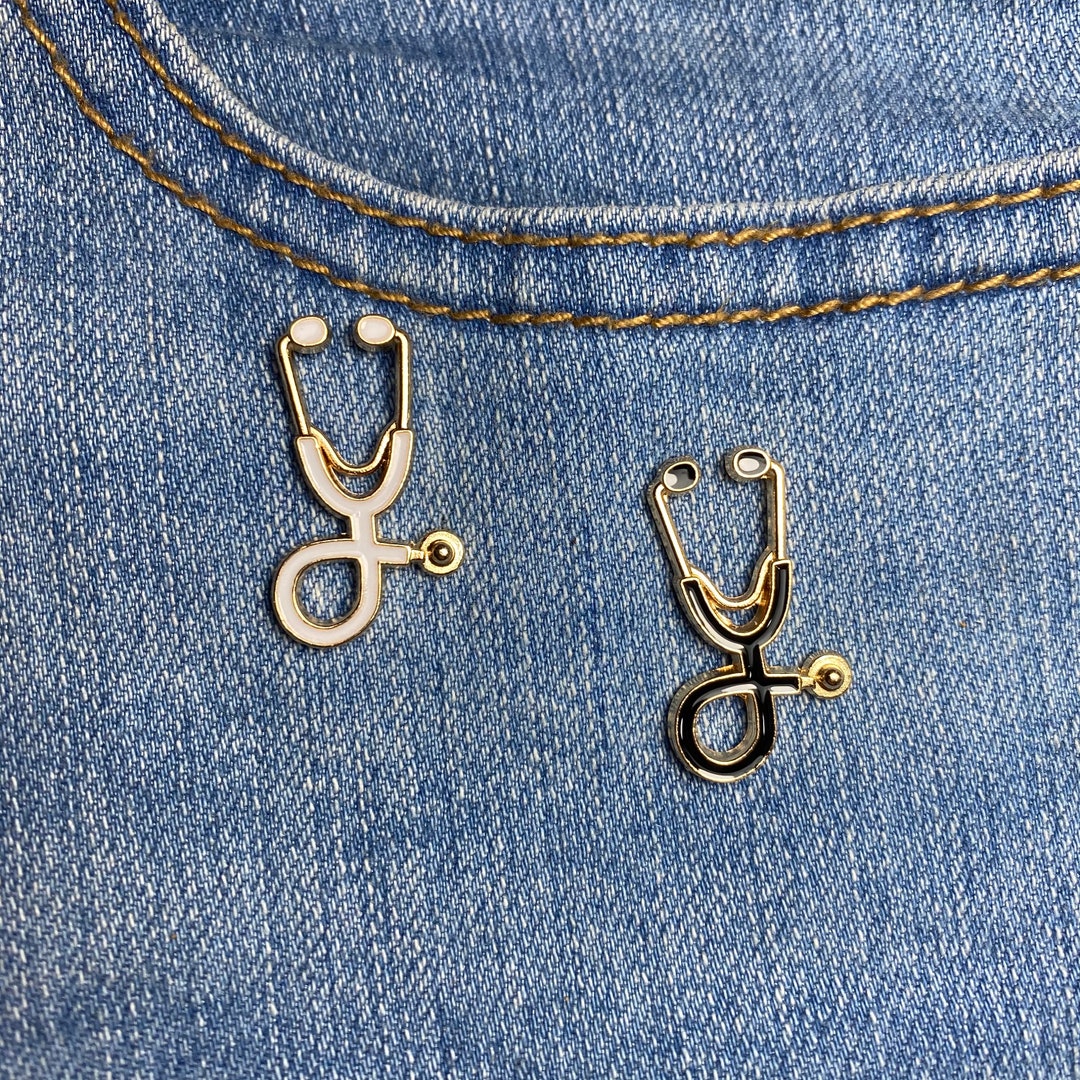 Doctor Nurse Stethoscope Enamel Pin Hero Enamel Pin Etsy
