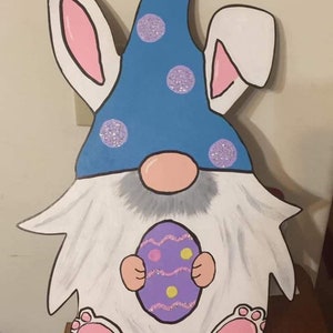 Bunny Gnome-SVG for Laser Glow forge etc