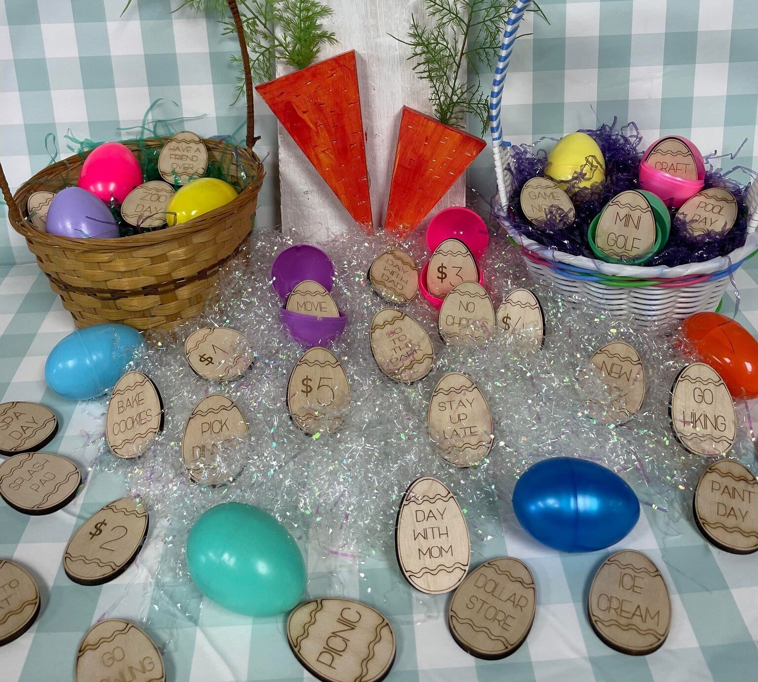Easter Egg Tokens SVG for Laser-digital Download - Etsy