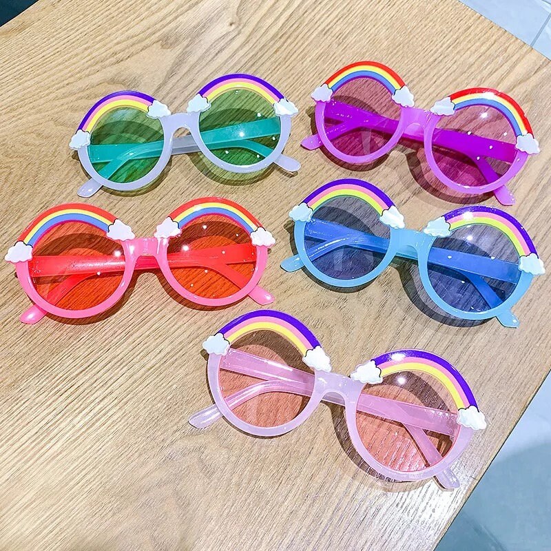 Children Fashion Trendy Rainbow Sunglasses Boys Girls Kids Etsy UK