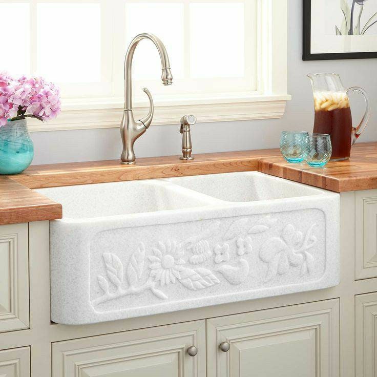 fregadero de marmol cocina