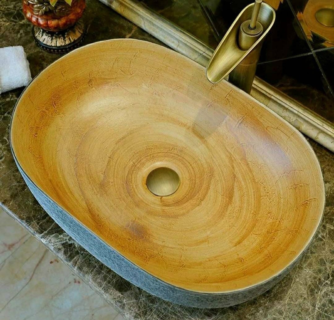 Ceramic Sink 100 Handmade Ceramic Vessel Sink Tile Sink Clay Etsy