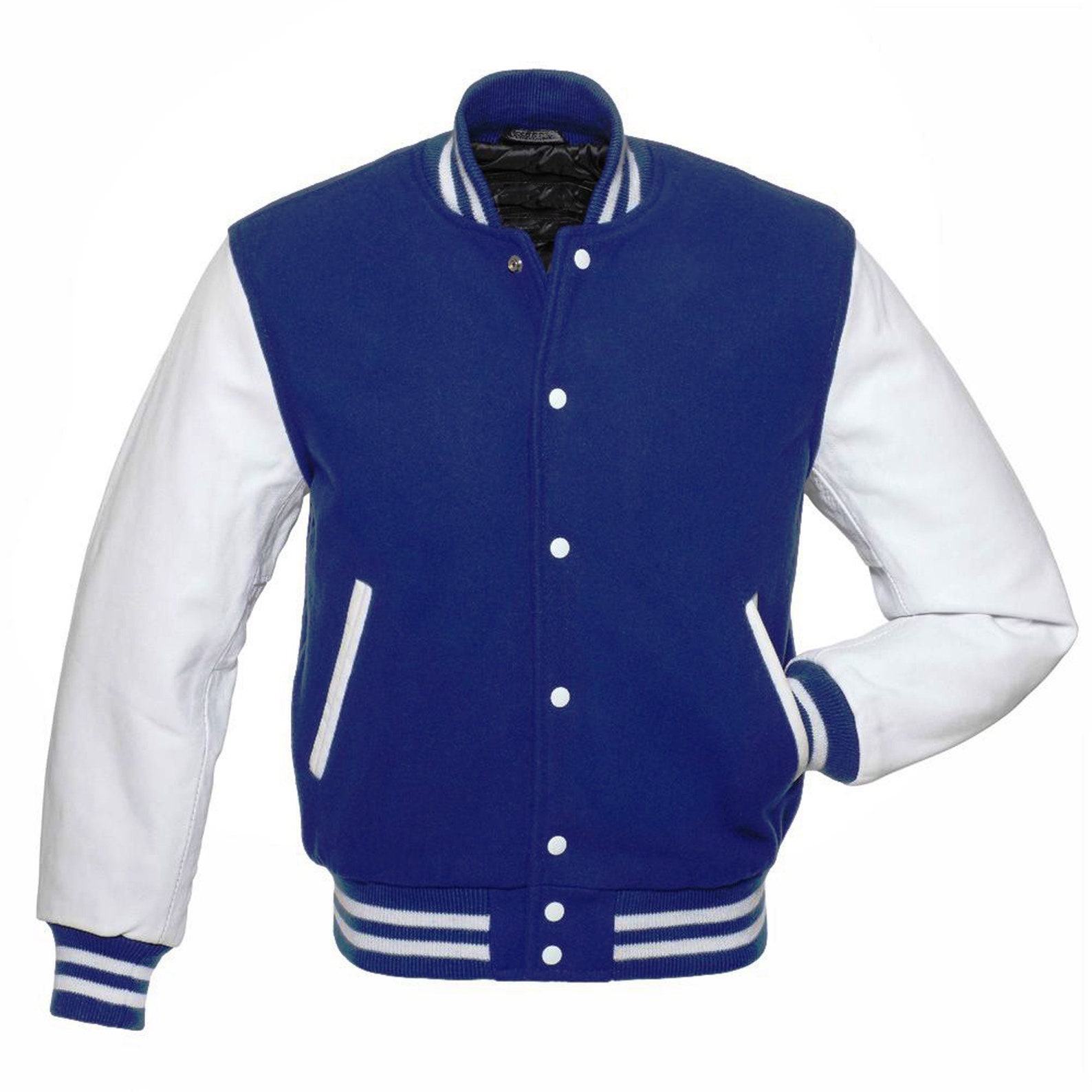 Chaqueta varsity para hombre Blue Letterman Baseball High Etsy