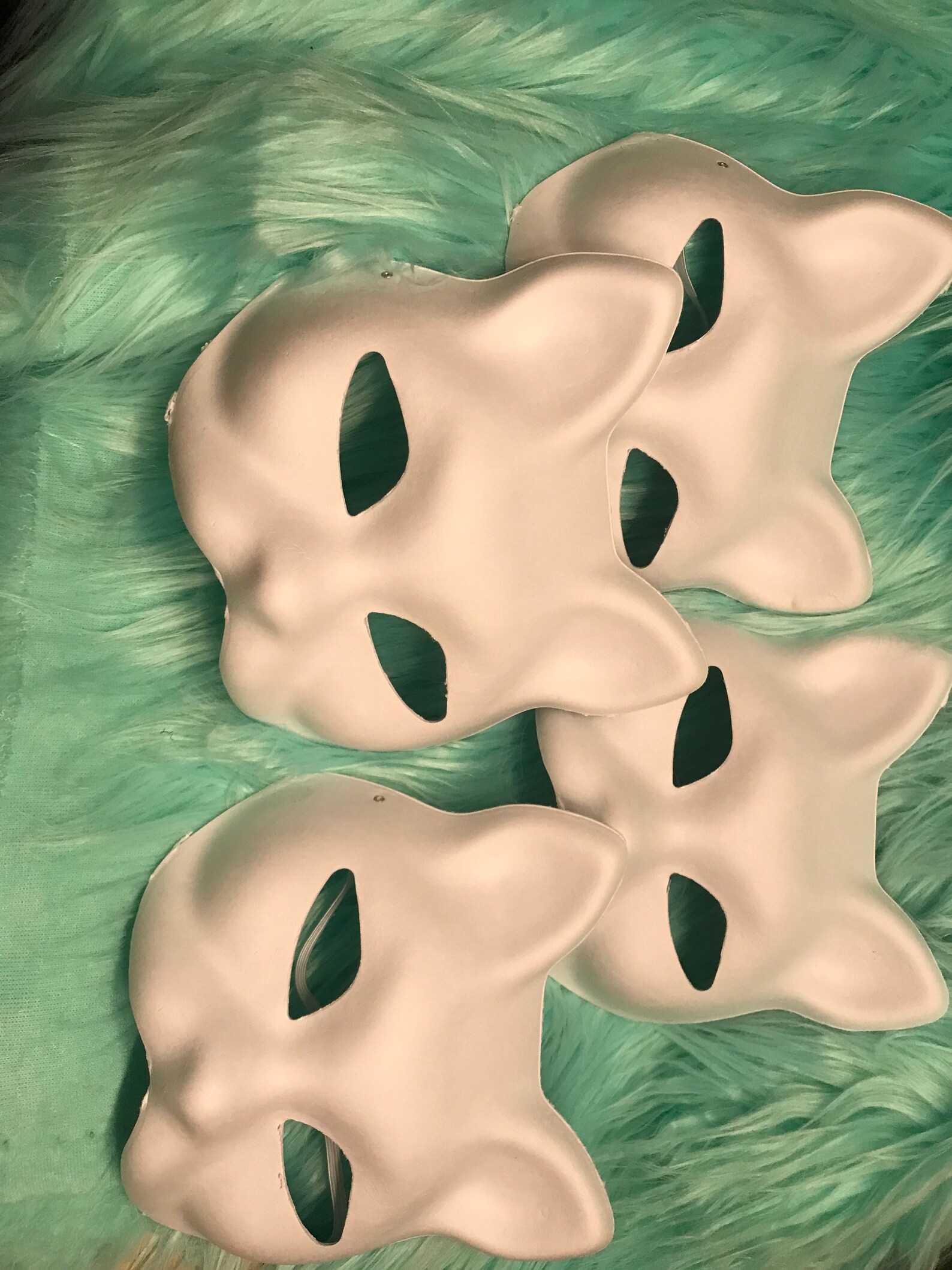 Cheap customizable furry cat masks therian paper mache Etsy